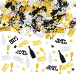 Head uut aastat 2024 Konfetti, Happy Years Eve Deko 2024, Happy New Year Tischkonfetti, Tischdeko, Silvester Party zum Feiern Konfetti Weihnachten Deko Pailletten