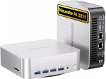 GEEKOM AI Mini PC A9 Max with AMD Ryzen AI 9 HX 370 (12C/24T, up to 5.1GHz), 32GB DDR5+ 2TB SSD, 2.5G Dual-LAN Mini Computer Windows 11 Pro with 2&times;USB4|HDMI2.1|Wi‑Fi 7&BT 5.4 for All Application