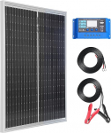 Nicesolar 50 W Mono Solar Panel Kit 12 V Monocrystalline Solar Panels System Set Solar System Complete Set 12 Volt for Car RV Marine Boat