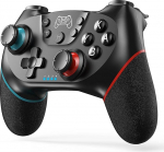 Diswoe Wireless Controller for Nintendo Switch, Bluetooth Wireless Pro Controller for Nintendo Switch, Switch Controller, Switch Remote Controller, Gamepad with Adjustable Turbo, Dual Shock, Gyro Axis