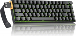 TECURS Gaming Keyboard mehaaniline alumiiniumist korpuse &uuml;ksuse Hall Effect magnetl&uuml;litid, kiire vallandamine, reguleeritav k&auml;ivitamine, veebip&otilde;hine juhtimine, 60% RGB klaviatuur koos kaabli hot-swap'iga, US paigutusega