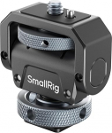SMALLRIG Camera Monitor Mount Lite koos Cold Shoe adapteriga, 360&deg; p&ouml;&ouml;ratav ja 180&deg; kallutatav klamber v&auml;lismonitorile, LED, maksimaalne koormus 90&deg; kallutamisel, 3,2 kg - 3809