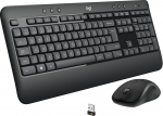 Logitech MK540 Advanced Wireless klaviatuuri-hiire komplekt, 2,4 GHz traadita &uuml;hendus USB Unifying vastuv&otilde;tja kaudu, 3-aastane aku kestvus, Windows ja ChromeOS PC / s&uuml;learvuti, saksa QWERTZ paigutusega