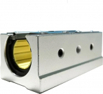 &Ouml;ffnungs- und Kastentyp Linear Fiber selbstschmierendes Lager Aluminium-Lagerschieber SBR10L-50L(Gold,J-SBR50L)