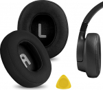 Geekria QuickFit asendusk&otilde;rvapadjad, mis &uuml;hilduvad JBL Tune 700BT, 750BTNC, 710BT, 720BT, 760NC, 770NC juhtmevabade k&otilde;rvaklappidega, k&otilde;rvapadjad