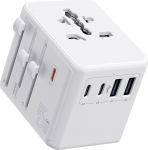 Auxmir Travel adapter maailmas 45W valge