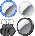 Tracker Tag 3er Pack, Smart KeyFinder Tag Kompatibel mit Apple Wo ist? APP (iOS NUR, Android ei toeta), Schl&uuml;sselfinder f&uuml;r Gep&auml;ck/Brieftasche/Taschen/Koffer, Austauschbarer Akku