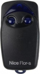 Kaugjuhtimispult Flor s 2 nuppu - Rolling Code 433 - Original Nice Remote Control - Must korpus