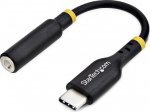 StarTech.com USB C k&otilde;rvaklappide adapter, USB C TRRS k&otilde;rvaklappide heli, 3,5 mm pistikupesale, 32-bitine DAC, PC, mobiiltelefonid