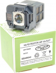 Alda PQ Premium projektorilamp &uuml;hildub Epson EB-1970W, EB-1980WU, EB-1985WU, EB-4550, EB-4650, EB-4750W, EB-4850WU, EB-4950WU projektoritega, lamp koos korpusega.