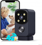 PESAIR 2K Outdoor Surveillance Camera Battery WLAN Wireless Surveillance Camera PIR Motion Detection