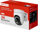 MERCUSYS 2K WLAN v&auml;livaatluskaamera, 360&deg; p&ouml;&ouml;re/kaldenurk, t&auml;isv&auml;rviline &ouml;&ouml;n&auml;gemine, isiku tuvastamine, liikumise j&auml;lgimine, kahesuunaline heli, MicroSD-kaart kuni 512 GB (MC510)
