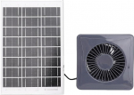 Fockety Solar-Ventilator f&uuml;r H&uuml;hnerstall, 6W solarbetriebener Abluftventilator mit Ventilator, Halterung und Montagezubeh&ouml;r, IP67 regensicherer Abluftventilator f&uuml;r Schuppen
