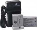 DSTE NB-7L liitiumioonaku (2 pakki) ja mikro-USB-laadija Canon PowerShot G10 G11 G12 SX30 jaoks