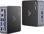 NiPoGi AM21 Mini PC АMD Ryzen 7 8745HS (8C/16T, kuni 4.9GHz), 32GB DDR5 5600MHz 1TB M.2 NVME SSD Mini lauaarvuti -11 Pro, АMD Radeon 780M, 4K Quad Screen Display, 2X HDMI, DP, WiFi 6