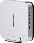 MINIS FORUM AI Mini PC X1 Pro, AMD Ryzen AI 9 HX370 (4xZen5+8xZen5c Cores/24 Threads, kuni 5,1GHz)/AMD Radeon 890M, 32GB DDR5/512GB PCIe 4.0 SSD, HDMI/DP/USB4 x 2, 2 x 2,5G RJ45 /WiFi7/bt5.4/oculink