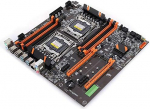 X99 Dual Socket Desktop emaplaat DDR4 PCI-E SATA3.0 RJ45 NVME M.2 I/O PS/2 E5CPU ATX Gaming emaplaat koos raudplaadi ja PIN-kaabliga