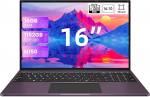 Jumper s&uuml;learvuti 16-tolline IPS 1920 x 1200, Intel N150 (3,6 GHz), 16GB RAM 1TB SSD + 128GB eMMC s&uuml;learvuti, 2 stereok&otilde;larit, USB 3.0/Mini HDMI/38Wh aku (lilla)