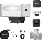 ZF08 Mini kaamera v&auml;lklambi Speedlite kinnitus v&auml;lk GN16.5 v&otilde;imsustaseme CCT 6500 K &plusmn; 200 K universaalse kuuma kinga kinnitusega Sony/Canon/Nikon/Panasonic/Olympus (h&otilde;bedane, ZF08)
