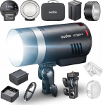 Godox AD300 Pro II 300Ws v&auml;lklamp, AD300Pro II 1/8000s HSS, 16 v&auml;rvigruppi, 12W Bi-Color LED, 1/512-1/1 v&otilde;imsusvahemik, 0,01-1,5s laadimisaeg, kuni 350 v&auml;lku t&auml;isv&otilde;imsusel.