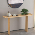 Schmaler Eingangstisch, Holz, Bauernhaus-Konsole, Sofatisch f&uuml;r Wohnzimmer, Schlafzimmer, Flur, platzsparendes Design (Gelb, 120 x 30 x 80 cm)