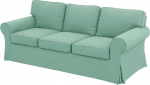 IKEA EKTORP 3-kohalise diivanikattega &uuml;hilduv asendussofa kate! Ektorp Slipcover asenduskate (50% paksem Poly Flax Saga 3-kohaline)