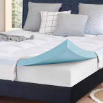 ELEMUSE Gel Topper H4 Memory Foam Matratsi Topper 120 x 200 cm koos pestava kattega, 7 cm k&otilde;rge madratsi topper Box Spring Bed Support Foam Breathable Pressure Distribution (hingav r&otilde;hujaotus)
