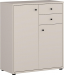 Forte Tempra 2 kapp 70 80, kaasaegne kapp 2 sahtliga, 2 uksega, magamistuba, elutuba, kontor, puitkomposiit, kasmiir, beež, laius 73,7 cm x k&otilde;rgus 85,5 cm x s&uuml;gavus 34,8 cm.