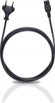 Oehlbach Strom &uuml;henduskaabel [1x Euro-pistik - 1x Kleinger&auml;te-liitmik C7] 5 m must Powercord C