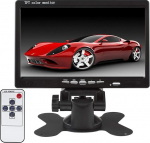 Lychee tagumise vaatekaamera (7-tolline) TFT LCD monitor autokaamera jaoks, LED taustavalgustus, 800 x 480 k&otilde;rge resolutsiooniga, koos kaugjuhtimispuldi ja paigaldusklambriga