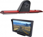 HD tagumise vaate kaamera 3. pidurituli Mercedes / Van / MB / Sprinter W906 / VW / Crafter jaoks, pidurituli parkimiskaamera &ouml;ise n&auml;gemise kaamera + 4,3-tolline monitor