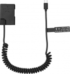 Andoer EN-EL14 Dummy Battery USB-C Coupler Adapter Dummy Battery Coupler koos USB Type C vedruga toitekaabli asendaja Nikon D3100 D3200 D3300 D3400 D3500 D5100 D5200 D5300 D5500 DF P7100 P777 0