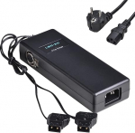 16.8V 4A V Mount Battery Charger, Hisewen D-Tap Dual Charger for Sony BP-95W/BP-150W/BP-190W V-Lock/Gold Mount Battery BP-U65 Camcorder Battery