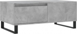 vidaXL kohvilaud betoonist hall 90 x 50 x 36,5 cm puidust materjalist