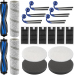 (20-osaline pakk) X11 OmniCyclone varuosad ECOVACS DEEBOT X11 OmniCyclone'ile: 2 harjarulli, 2 mopirulli, 6 HEPA-filtrit, 2 halli + 2 valget vahufiltrit baasjaama jaoks, 6 k&uuml;lgharja.