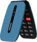 MAXCOM MM828 4G-Handy f&uuml;r &auml;ltere Menschen mit Flip-Deckel, gro&szlig;e Tasten und Symbole, SOS-Taste, 8 Schnellkontakte, Direktwahlfunktion, 2,4-Zoll-Display, Akku 1200 mAh, Blau, Maxcom MM828