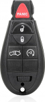 Unifizz 5 nuppude asendamine v&otilde;tmeta sisenemise kaugjuhtimispuldi auto v&otilde;tmepult must M3N5WY783X 433Mhz Dodge Challenger 2008-2014 jaoks koos ukse v&otilde;tmega