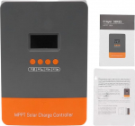 Solar Charge Controller, 60A MPPT Solar Charge Controller 12V 24V 36V 48V Automatic Battery Charge Identification Corkscrew Replacement Parts