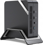 MINIS FORUM UM773 Lite Mini PC, AMD Ryzen 7 7735HS (kuni 4,75 GHz), AMD Radeon graafika, 2&times;HDMI, 1&times;USB 4.0, 1&times;USB-C, 4&times;USB 3.2, Wi-Fi 6 ja Bluetooth 5.2, ilma RAM-i ja SSD-plaadita.