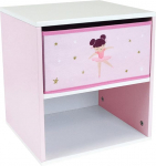 Fun House Balllerin 713479 Juuksetantsija koos sahtliga K.36 x L. 33 x 30 cm lastele