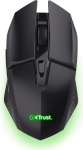 GXTrust 1108 Vylax laetav traadita m&auml;nguhiir, 80 tundi kestev aku, hoiatav USB-vastuv&otilde;tja, 800-4800 DPI, LED-valgustus, 6 nuppu, traadita hiir PC s&uuml;learvutile, must