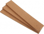 GARVALON Pack of 3 isekleepuvat korgist ribad seintele Cork Board Strips Memo Wall Strips Cork Tape nagu Office Wall Organiser korduvkasutatavad