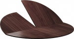 Gro&szlig;e, runde, faltbare Tischplatte, 120240 cm Durchmesser, ausziehbare Holztischplatte f&uuml;r Zuhause, Restaurants und Hotels, platzsparendes Design mit 4-Punkt-Klappmechanismus (Braun, 130 cm)