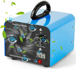 Osoonigeneraator, 60,000 mg/h osooniseade temperatuuri ja niiskusn&auml;idikuga, O3 osoon &otilde;hupuhastaja 120 min taimeriga 320 ㎡, auto, kodu, suitsu, lemmikloomade l&otilde;hna, k&ouml;&ouml;gi l&otilde;hna jaoks, sinine