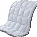 SUFUEE Double Mattress Topper Premium Plush Luxury Down Alternative Pillow 2" Extra paks madratsi kate (39" x 75")