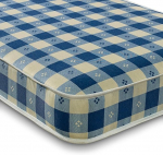 Extreme Comfort Essentials DualSleep Plush Feel kahepoolne madrats koos 15cm s&uuml;gava vedrumadratsiga, sinine/valge, 15cm s&uuml;gav, 90cm x 190cm