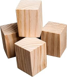 Zlovne 4 lauajalgade pakett, naturaalne puit, diivanijalad, l&otilde;hnatu, 28 suurust, ruudukujuline m&ouml;&ouml;blijalg, sobib voodile, s&ouml;&ouml;gilaudadele, toolidele, voodijalgadele, pikkus x laius x k&otilde;rgus (9 x 9 x 5 cm)