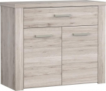 Newroom Tammy.Two Modern Sideboard Sand Oak Sideboard 96,3 x 83,1 x 41,3 cm (B x K x S) Highboard Sideboard elutuba kontor