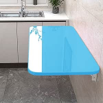 Seinale paigaldatud kokkupandav laud, ruumi s&auml;&auml;stev sein pesuruumi jaoks, ujuv t&ouml;&ouml;pink, kompaktne kokkupandav v&auml;ikeste ruumide jaoks, ile kodukontori lahendus