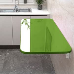 Innovativer, gr&uuml;ner Klapptisch zur Wandmontage f&uuml;r Arbeitszimmer, Schlafzimmer, Badezimmer v&otilde;i Balkon. Platzsparend, leicht und stilvolles Klapptisch-Design, perfekt f&uuml;r kleine R&auml;ume (suurus